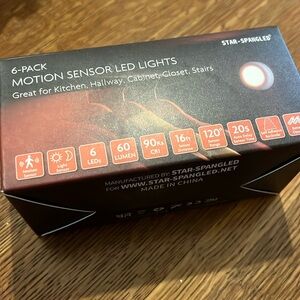 6 Pack Motion Sensor Puck Lights